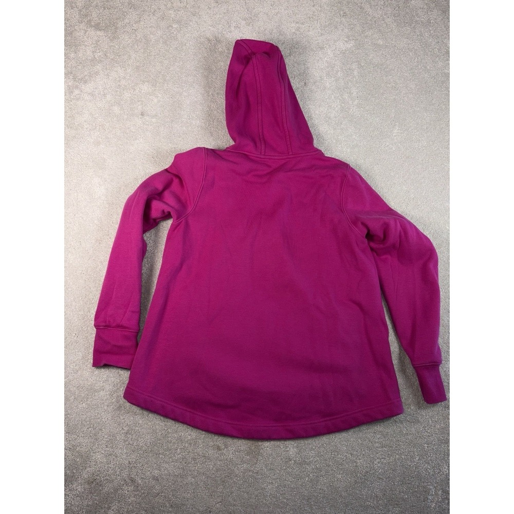 ATHLETA Cozy Karma 1/4 Zip Hoodie Medium Electric‎ Fuchsia #632053 SOFT - Picture 10 of 10